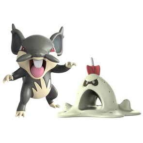 Pokémon figurky Alolan Rattata a Sandygast