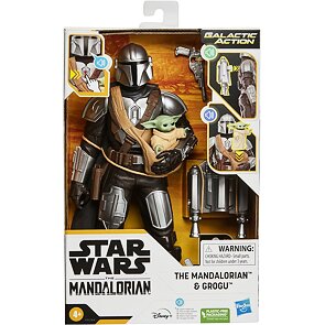 Star Wars – Mandalorian a Grogu se zvuky 30 cm