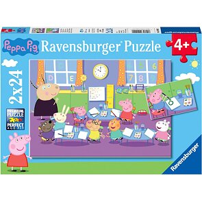 Prasátko Peppa Puzzle 2 x 24 dílků