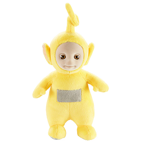 Teletubbies plyšák Laa-Laa mluvící 25 cm – NEFUNKČNÍ ZVUKY