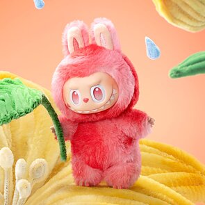 Plyšák ve stylu LABUBU – červený Love