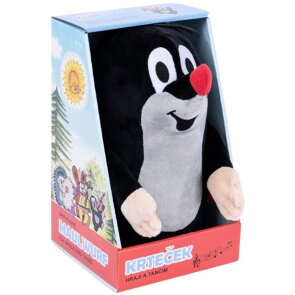 Krtek hrající a tančící 23 cm