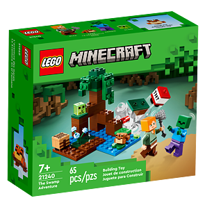 LEGO Minecraft 21240 Dobrodružství v bažině