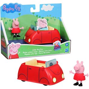 Prasátko Peppa Červené autíčko s figurkou