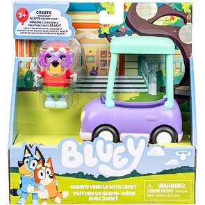 Bluey auto babičky Janet s figurkou