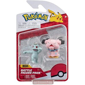 Pokémon figurky Machop a Snubbull