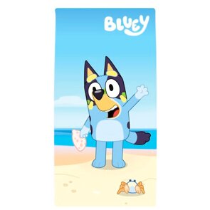 Bluey osuška modrá 70 x 140 cm
