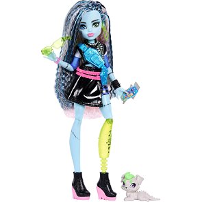 Frankie Stein – panenka Monster High s mazlíčkem a doplňky