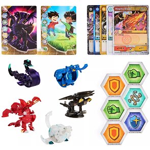 Bakugan Legends Collection Pack – Maxodon, Montrapod, Trox, Dragonoid x Auxillataur