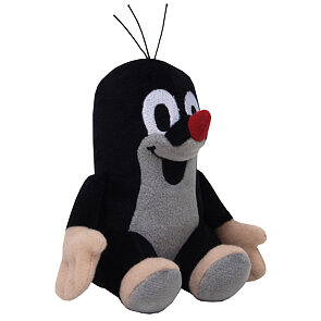 Krteček plyšák sedící 12 cm