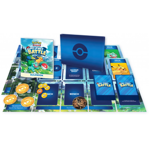 Pokémon karetní hra pro dva hráče s CZ a SK pravidly (Pikachu a Bulbasaur)