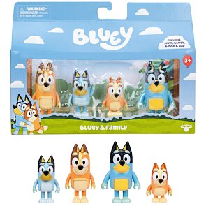 Bluey – balení 4 figurek