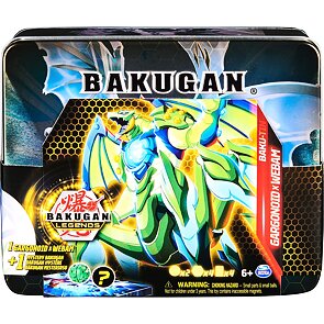 Bakugan Legends plechový box Baku-Tin – Gargonoid x Webam