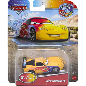 Cars autíčko měnící barvu – Jeff Gorvette