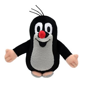 Plyšový Krtek prstový maňásek 8 cm