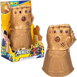 Thanosova Rukavice nekonečna se světly a zvuky