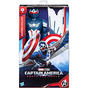 Figurka Kapitán Amerika s křídly 30 cm – Marvel Titan Hero (Captain America: Nový svět)