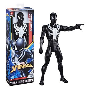 Figurka Spiderman v černém obleku 30 cm – Marvel Titan Hero