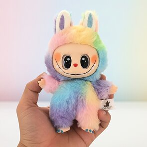 Plyšák ve stylu LABUBU – Rainbow