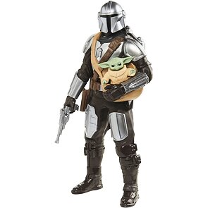 Star Wars – Mandalorian a Grogu se zvuky 30 cm