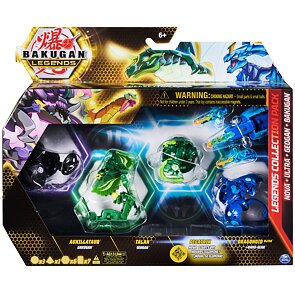 Bakugan Legends Collection Pack – Auxillataur, Talan, Pegatrix, Dragonoid