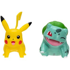 Pokémon figurky Pikachu a Bulbasaur