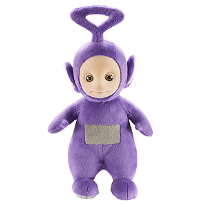 Teletubbies plyšák Tinky Winky mluvící 25 cm – NEFUNKČNÍ ZVUKY