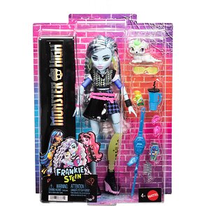 Frankie Stein – panenka Monster High s mazlíčkem a doplňky