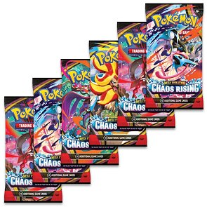 Pokémon TCG Chaos Rising Booster Bundle (6 balíčků)