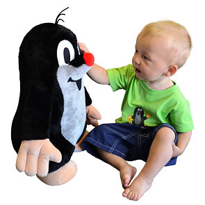 Krtek plyšový 50 cm