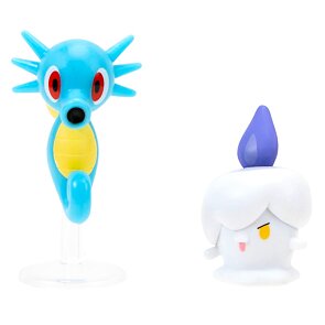 Pokémon figurky Horsea a Litwick