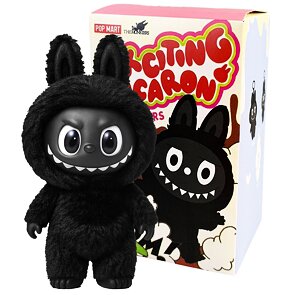 Plyšák ve stylu LABUBU – Exciting Macaron Black