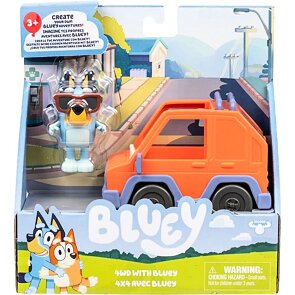 Bluey terénní auto s figurkou