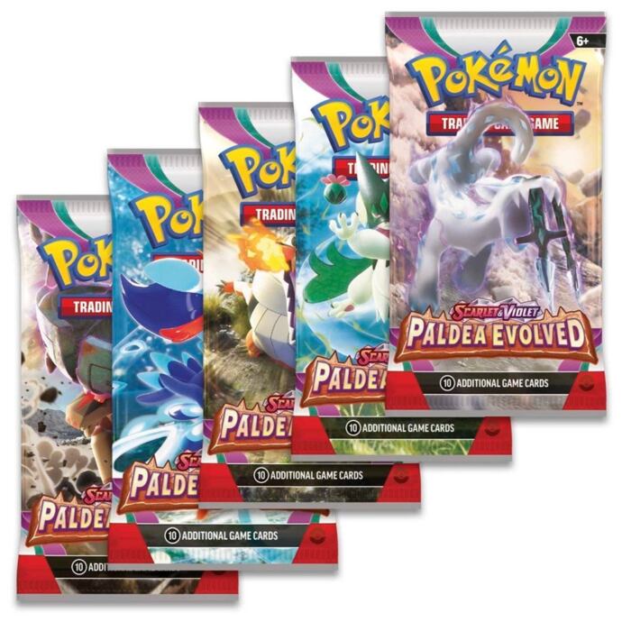 Pokémon Paldea Evolved Booster balíček