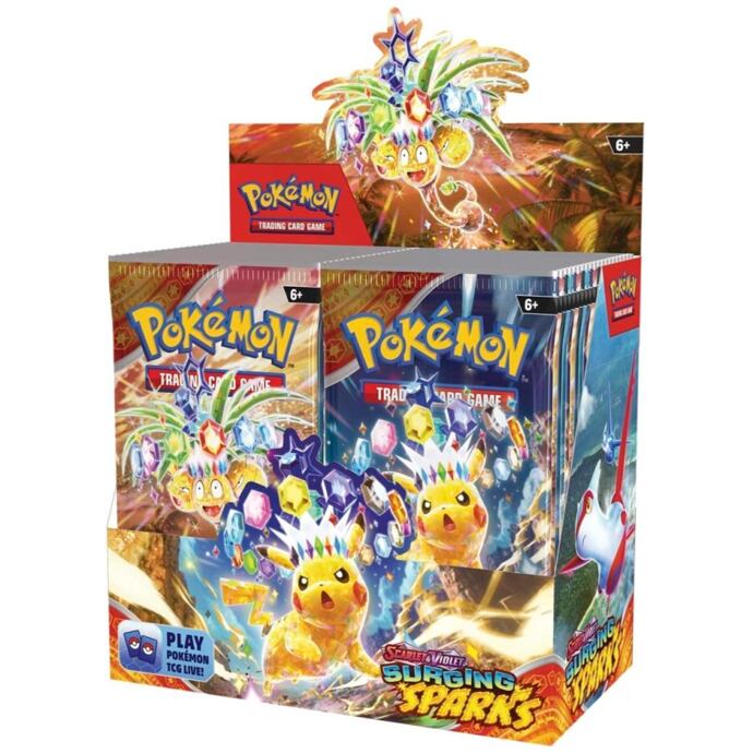 Pokémon TCG Surging Sparks Booster Box (36 balíčků)
