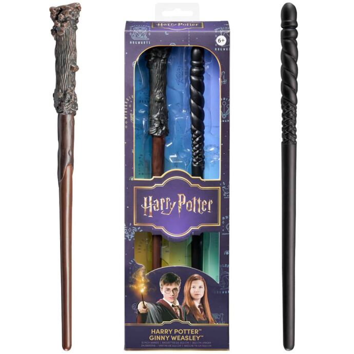 Kouzelnické hůlky Harry Potter & Ginny Weasley 30 cm