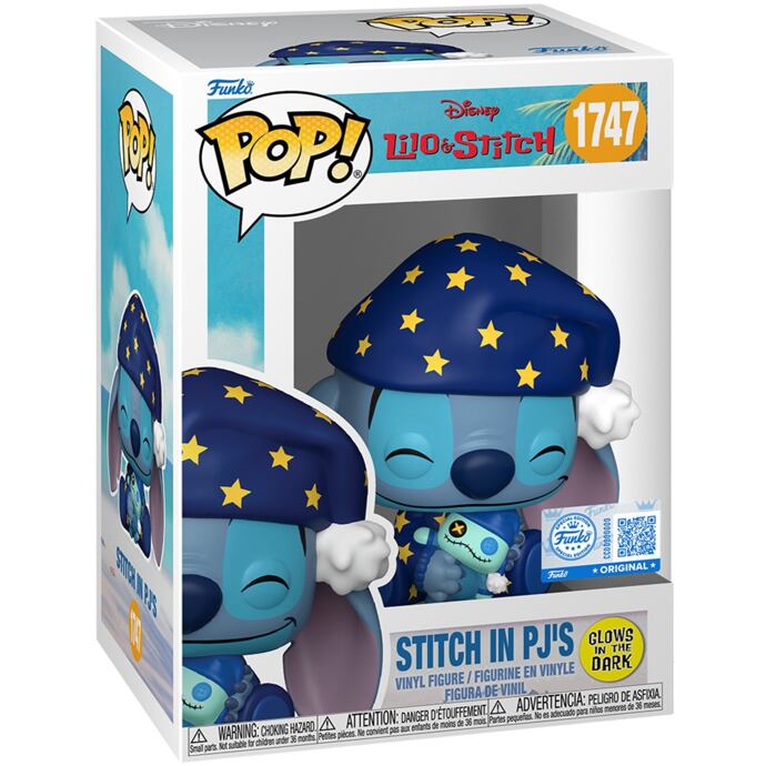 Disney Funko POP – Stitch in PJ's (Glows in The Dark) #1747