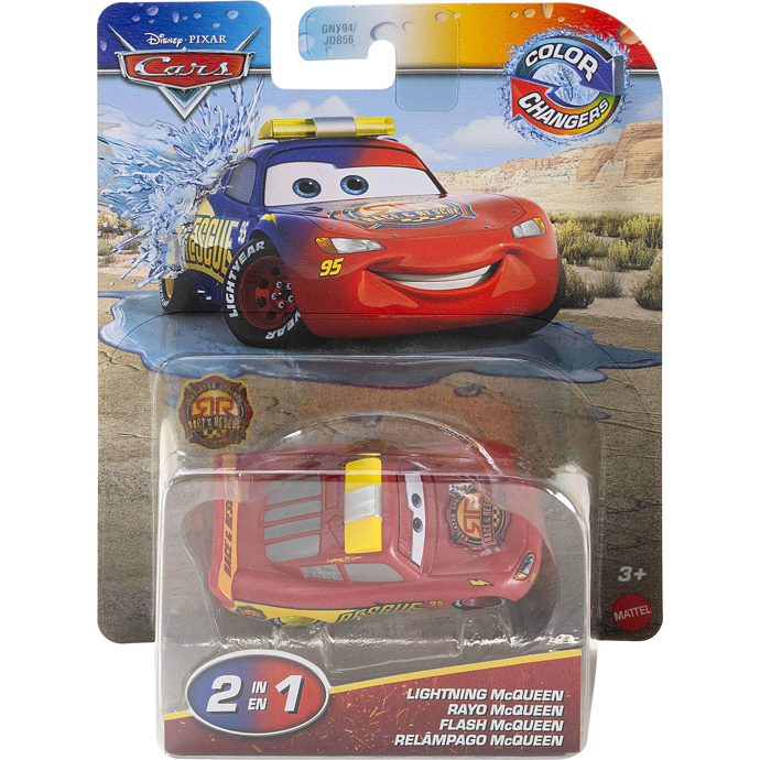 Blesk McQueen (Race & Rescue) – autíčko Cars měnící barvu