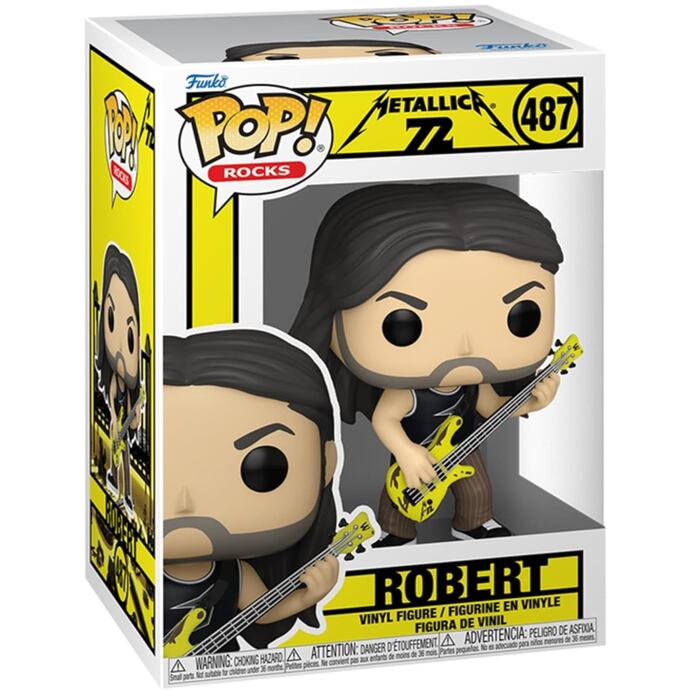 Funko Pop! Metallica 72 - Robert Trujillo #487