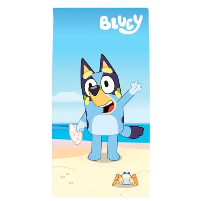 Bluey osuška modrá 70 x 140 cm