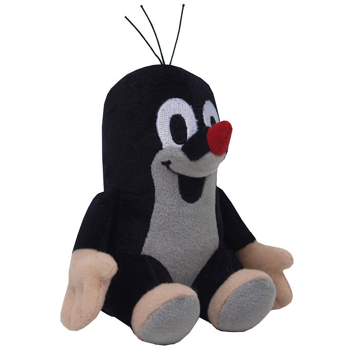 Krteček plyšák sedící 12 cm