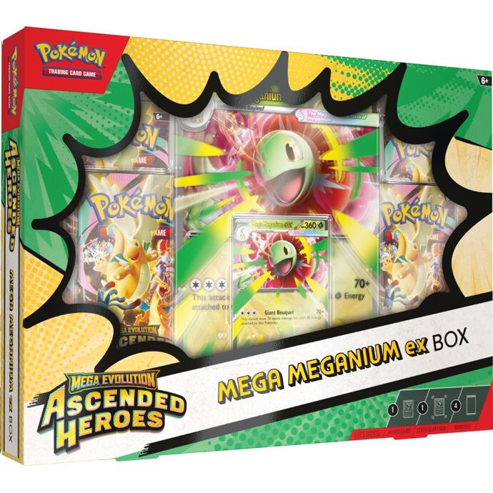 Pokémon TCG Ascended Heroes Mega Meganium ex Box