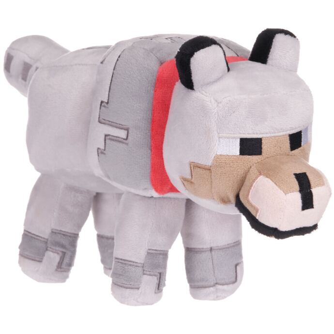 Minecraft plyšák Vlk 30 cm
