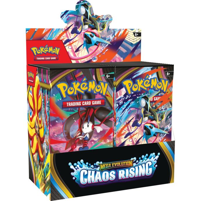 Pokémon TCG Chaos Rising Booster Box (36 balíčků)