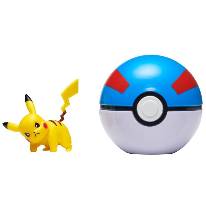 Pokémon Clip n Go - Pikachu + Great Ball