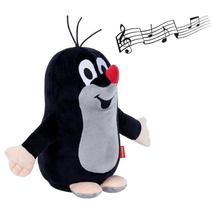 Krtek hrající a tančící 23 cm