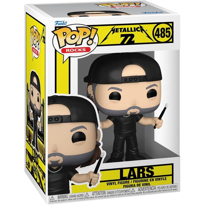 Funko Pop! Metallica 72 - Lars Ulrich #485
