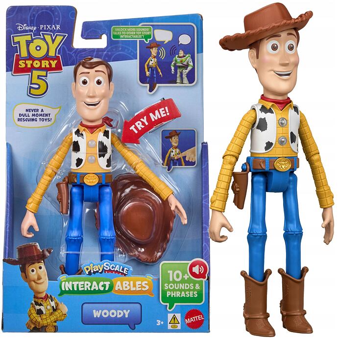 Toy Story 5 Mluvící figurka Woody 23 cm