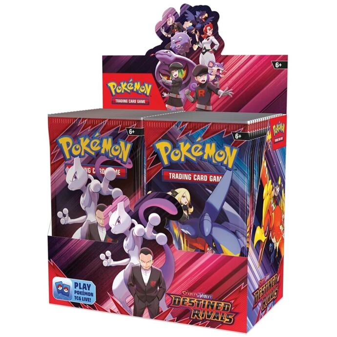 Pokémon karty Destined Rivals Booster Box (36 balíčků)