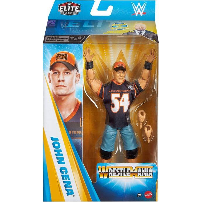 John Cena – WWE Elite Collection WrestleMania figurka 15 cm